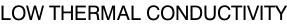 LOW THERMAL CONDUCTIVITY